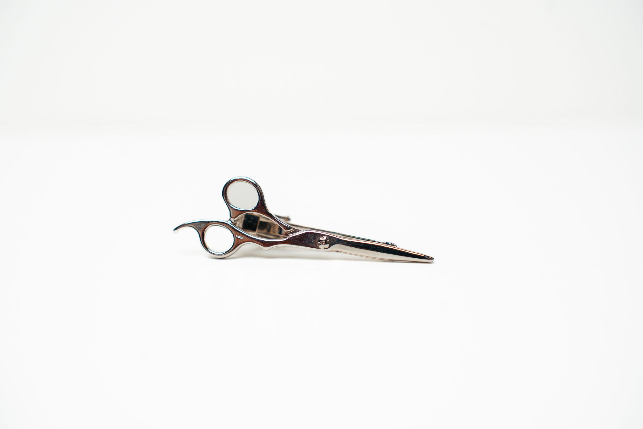 Silver Scissor Tie Bar