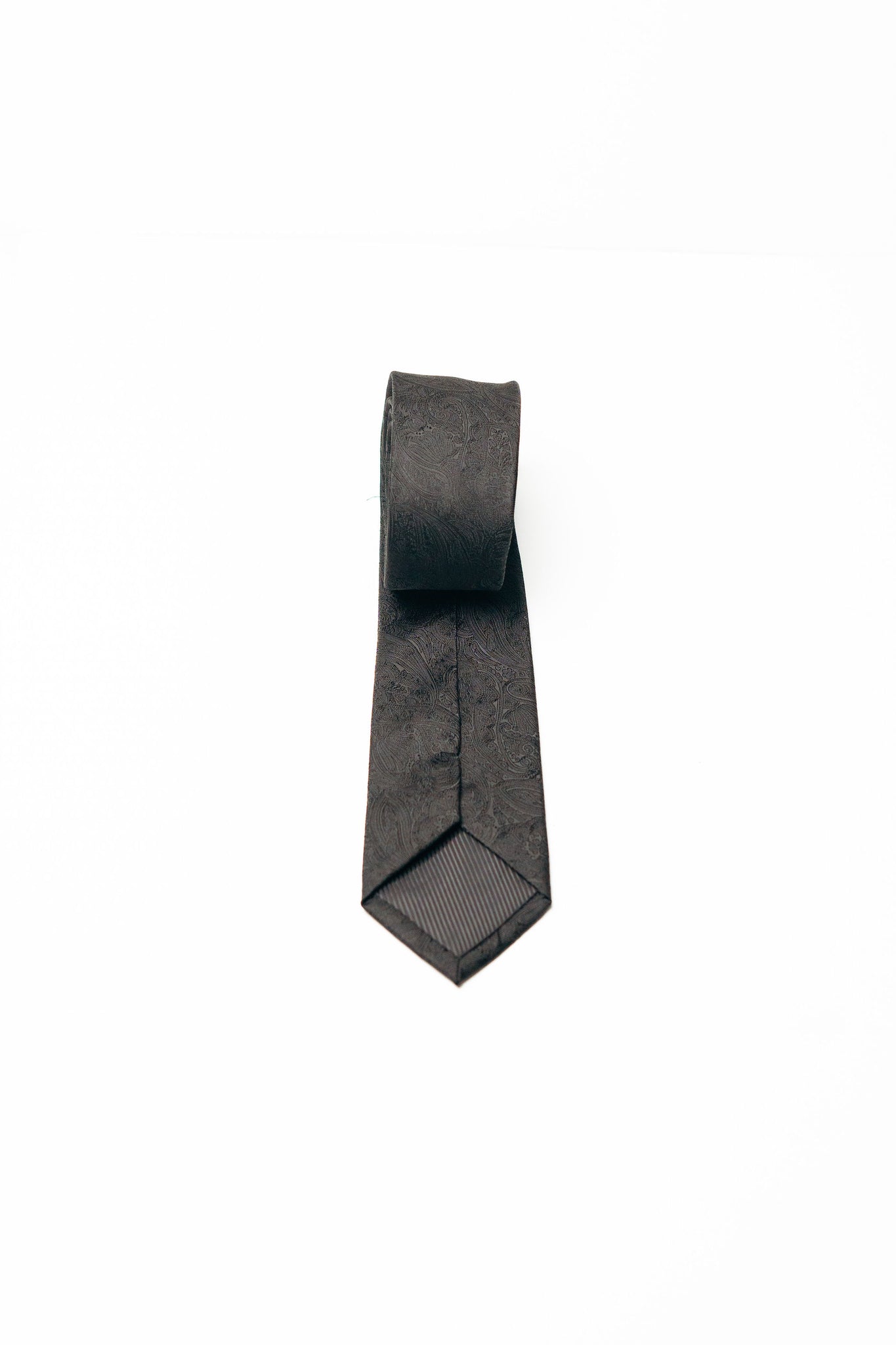 Black Paisley Tie Set