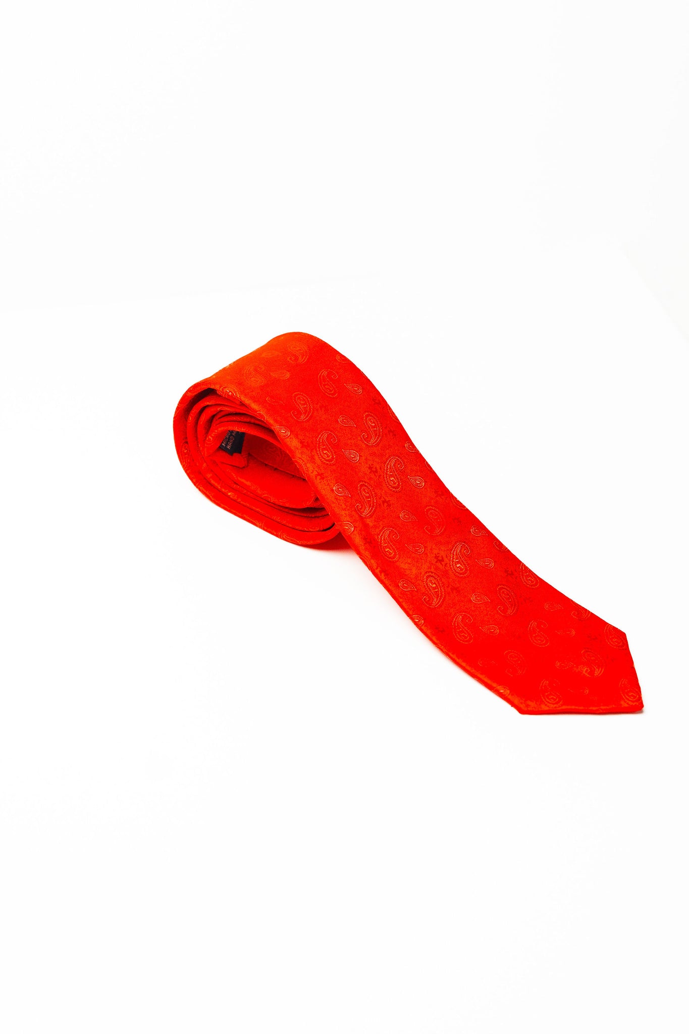Red Paisley Tie Set