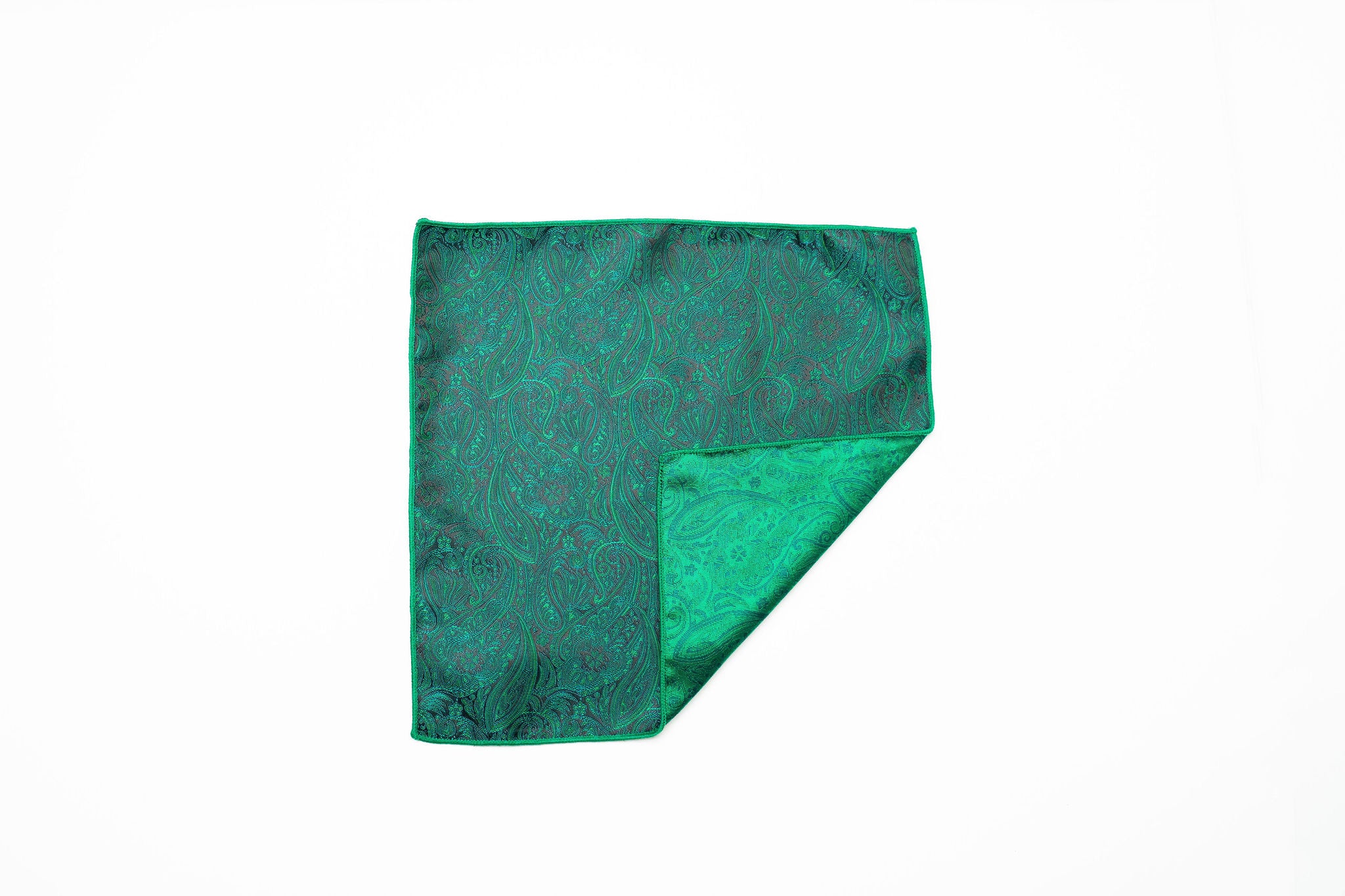 Green Paisley Tie Set