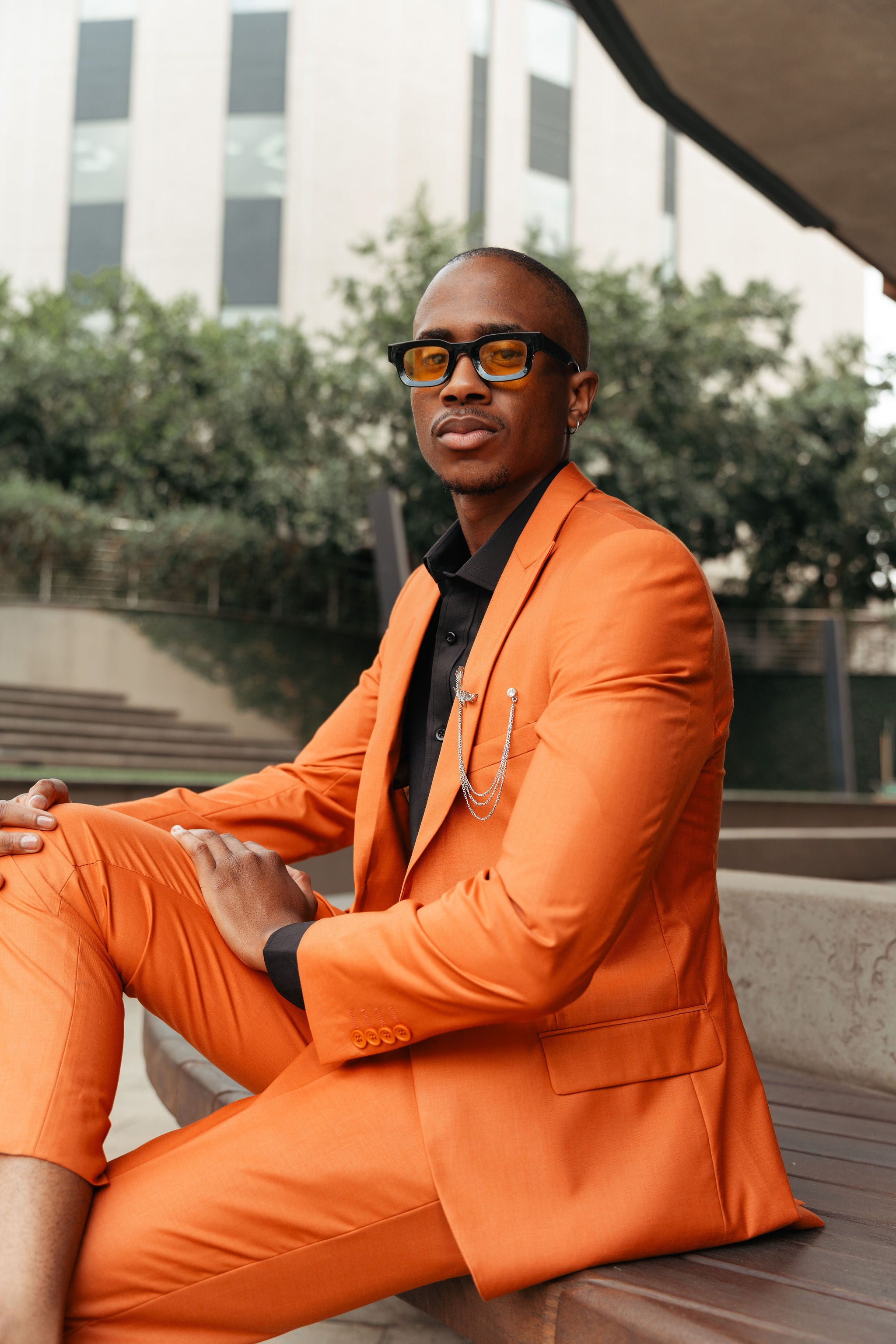 Admiral Orange Contemporary Suit Busanimen. Admiral Orange Contemporary Suit Busanimen.