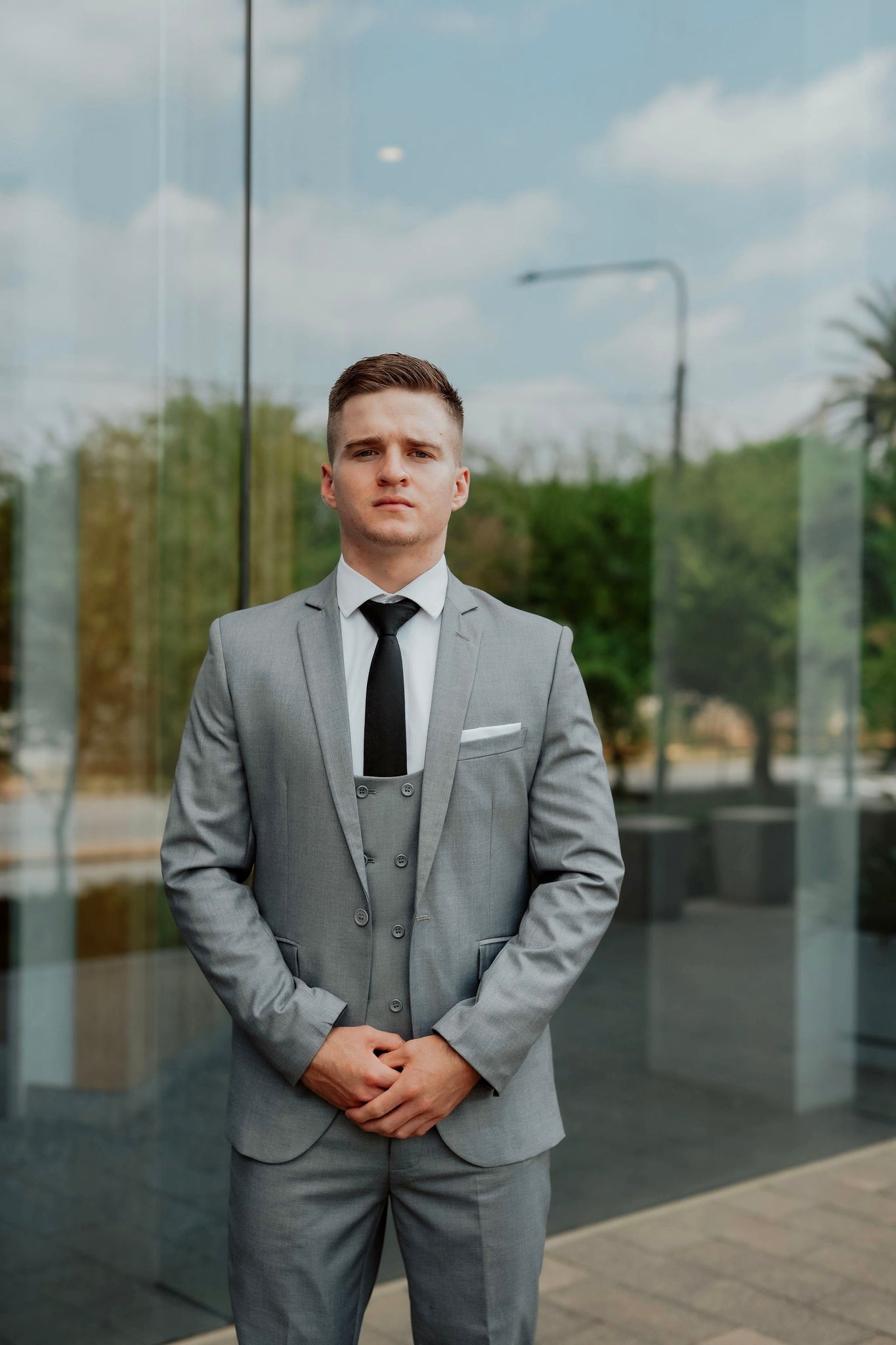 Light Grey Classic Suit