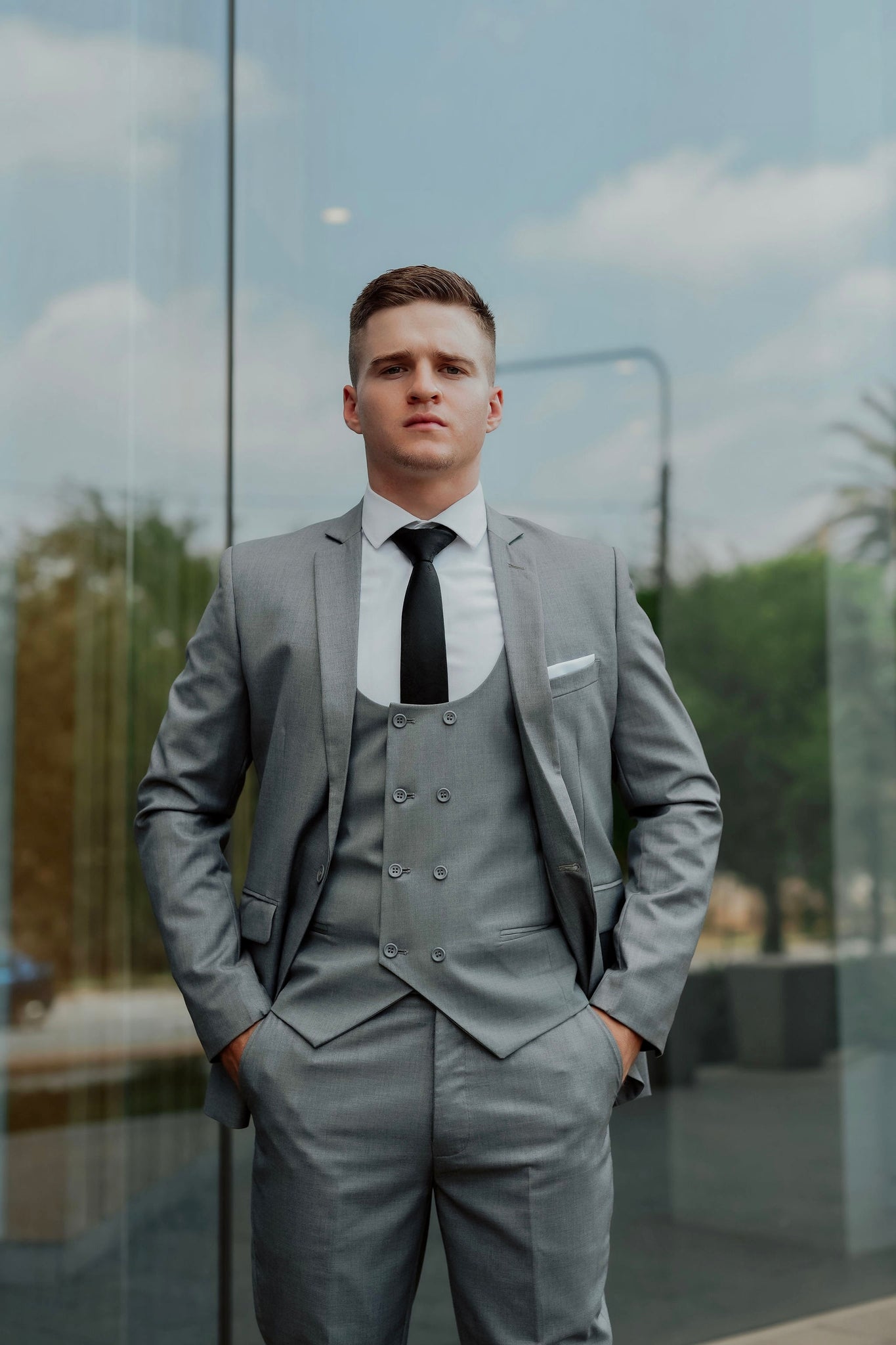 Light Grey Classic Suit