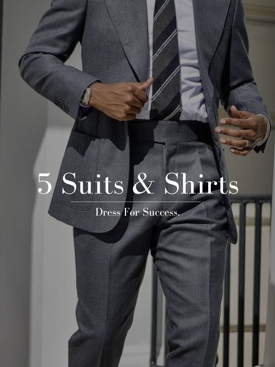 5 Suits & Shirts | Dress For Success Bundle
